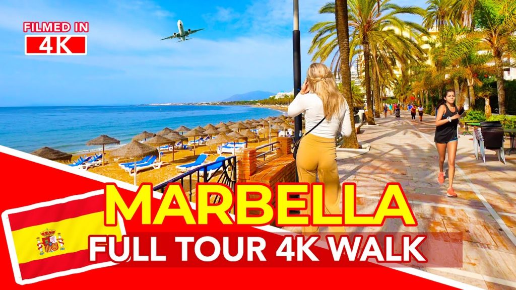 MARBELLA TOUR πͺπΈ Beach walk in Marbella Costa Del Sol Spain 4K Walking Tour MARBELLA TOUR πͺπΈ Beach walk in Marbella Costa Del Sol Spain 4K Walking Tour