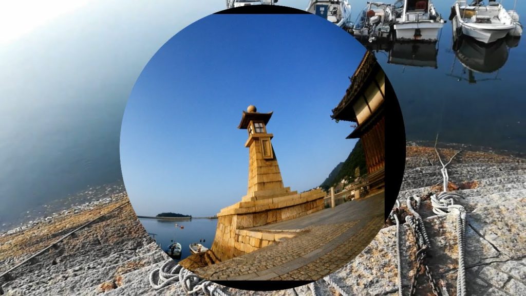 Nightlight in the morning (Tomonoura) / Japan / Online travel