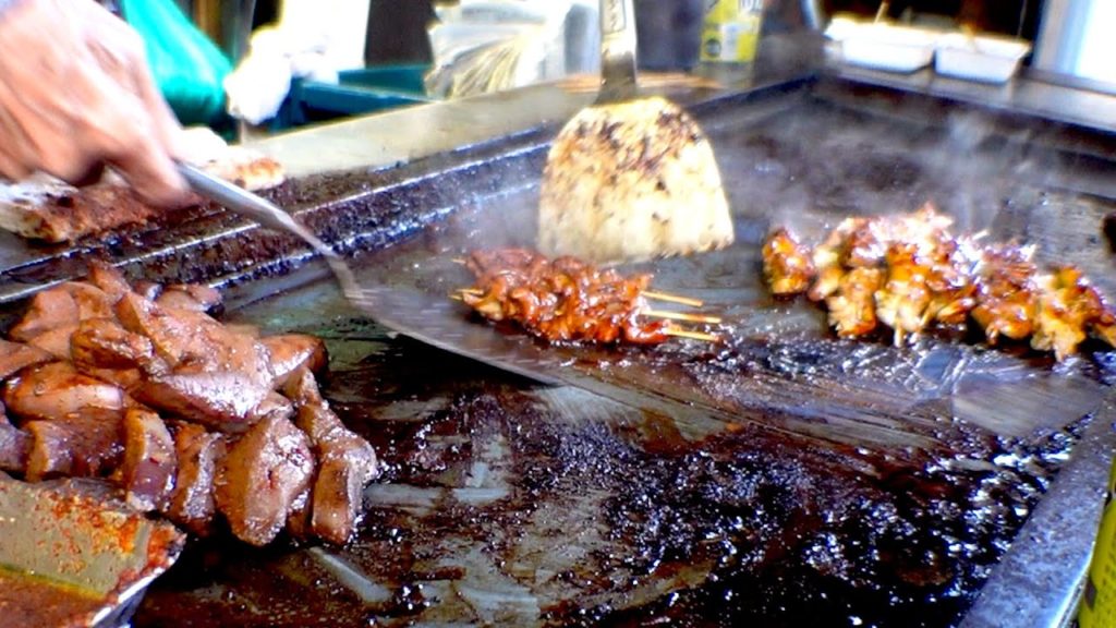 Japanese Street Food – Grilled Pork Hormoneyaki TeppanYaki cuisine cooking making videos YAMAKI Japanese Street Food - Grilled Pork Hormoneyaki TeppanYaki cuisine cooking making videos YAMAKI