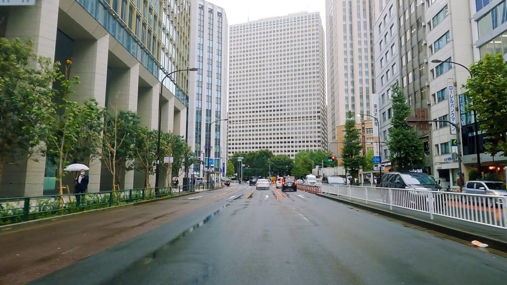 Driving from Higashi Nihonbashi to Roppongi, Tokyo [4K] JAPAN