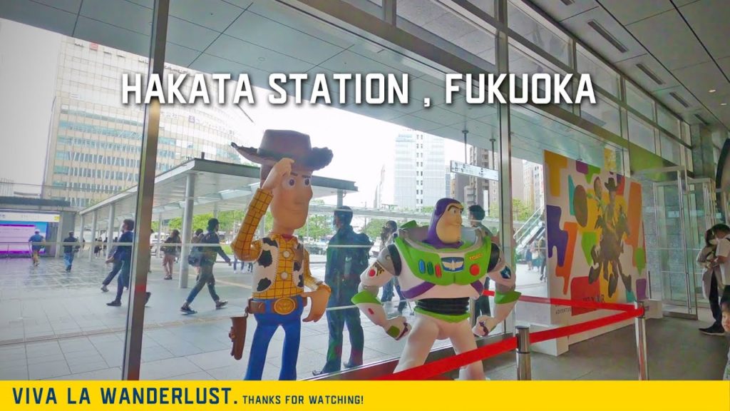 [4K]Walking around Hakata Station,Fukuoka Japan. part1. 【福岡】博多駅ぶらり散歩。観光と旅行の拠点駅はこんな所！Part1