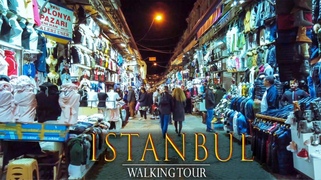 Istanbul Fake Markets and Walking Tour in 4K - Fatih Streets