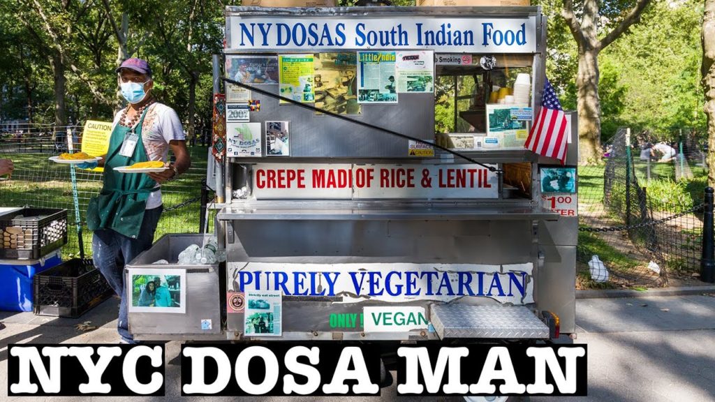 NYC NOT DEAD: NY DOSA MAN REOPENS DURING COVID-19 & WALK IN GREENWICH VILLAGE NEW YORK