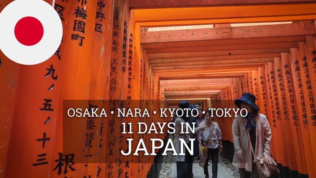 11 DAYS TO TRAVEL JAPAN - Osaka, Nara, Kyoto, Tokyo Cinematic Travel Vlog