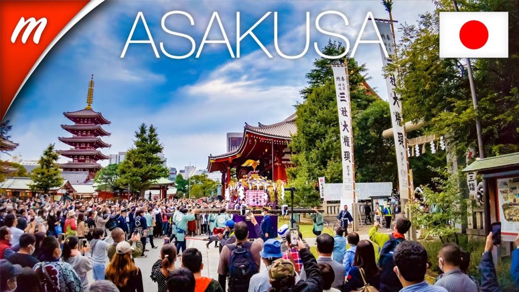 TOKYO WALKING TOURS | Sanja Festival in Asakusa Shrine and Sensoji Temple