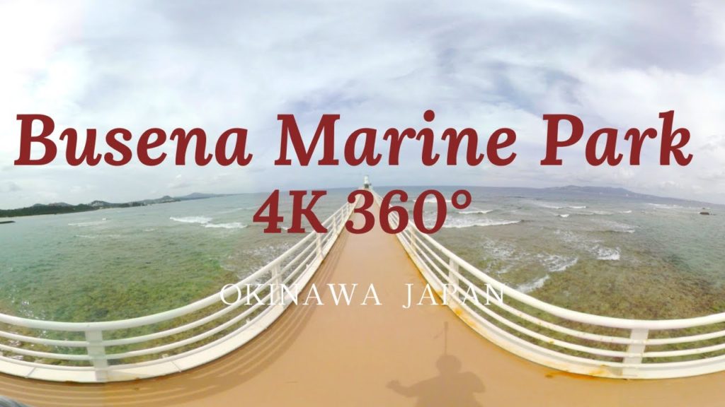 【Okinawa 4k 360°】"Busena Marine Park" Japan 360 virtual tour with Rogy (360° camera) in Okinawa