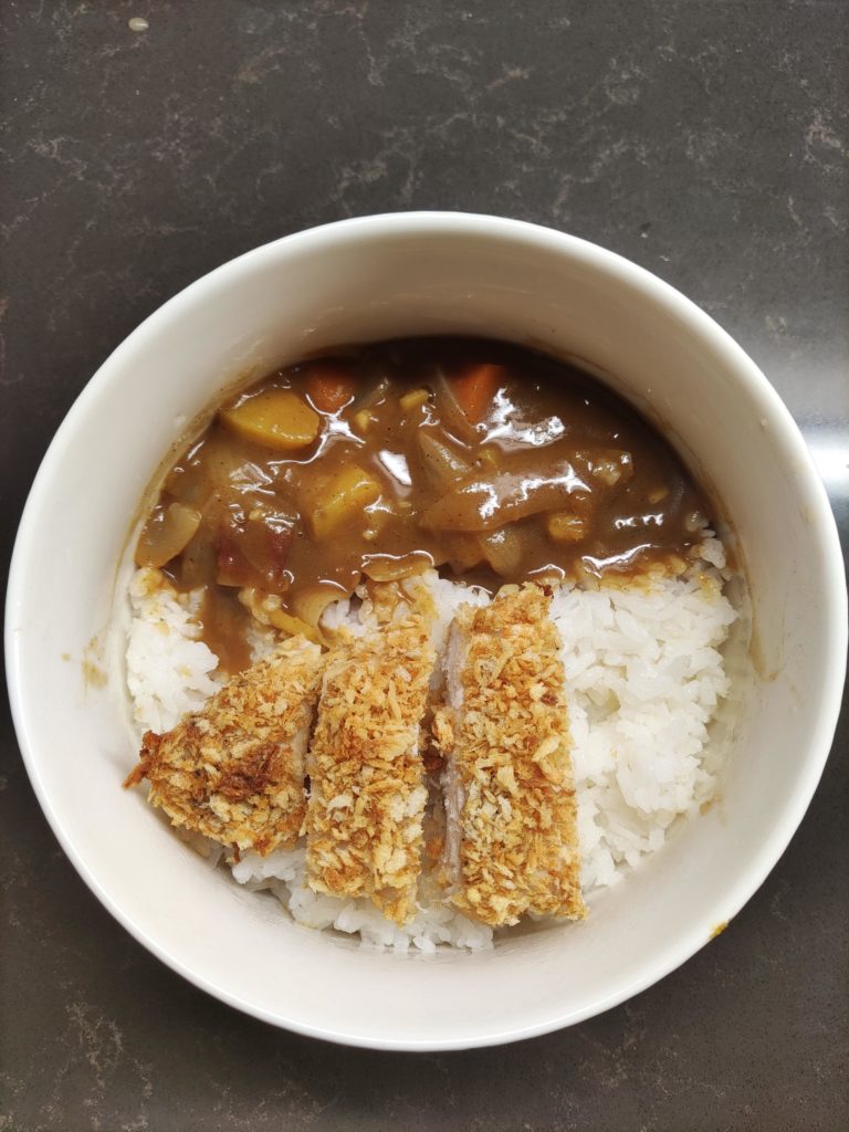 Katsu curry from scratch