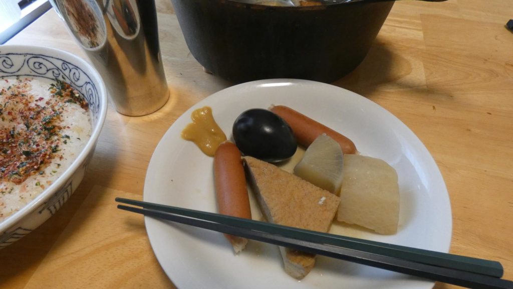 Black egg oden
