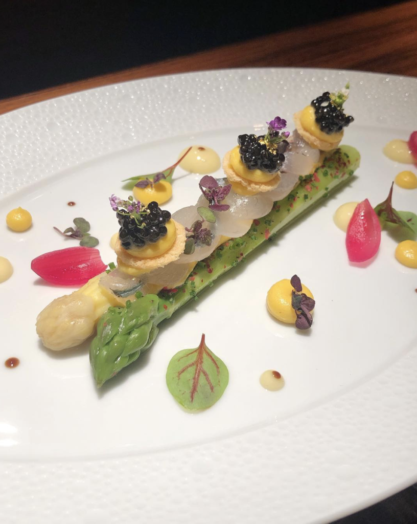 The most beautiful plate of Asparagus on the planet - Tokyo, Japan