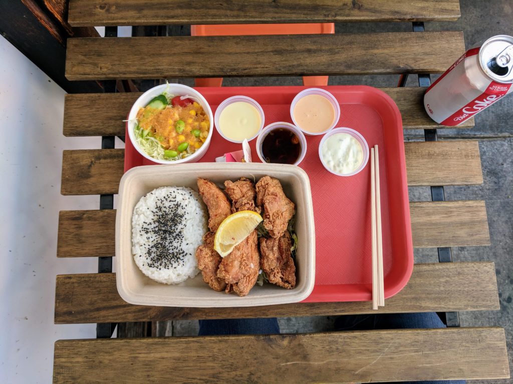 Chicken karaage for lunch