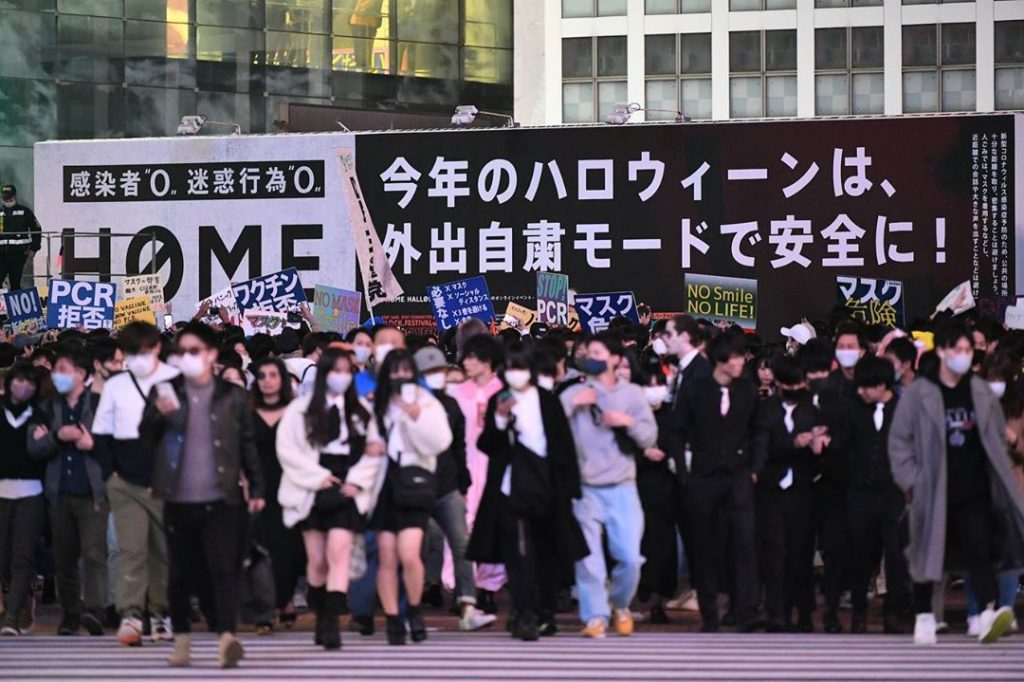 Annual Halloween festivities in Tokyo’s Shibuya Ward are known to attract revelr...