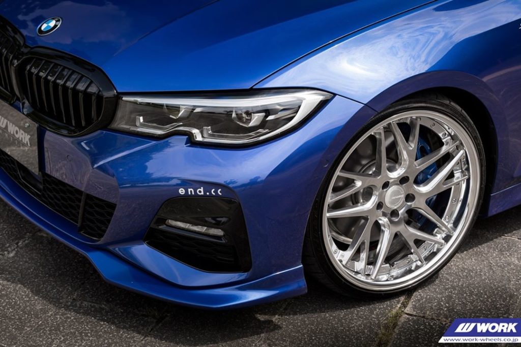 @end.cc BMW 320i on WORK Gnosis CVX #artofwheel...