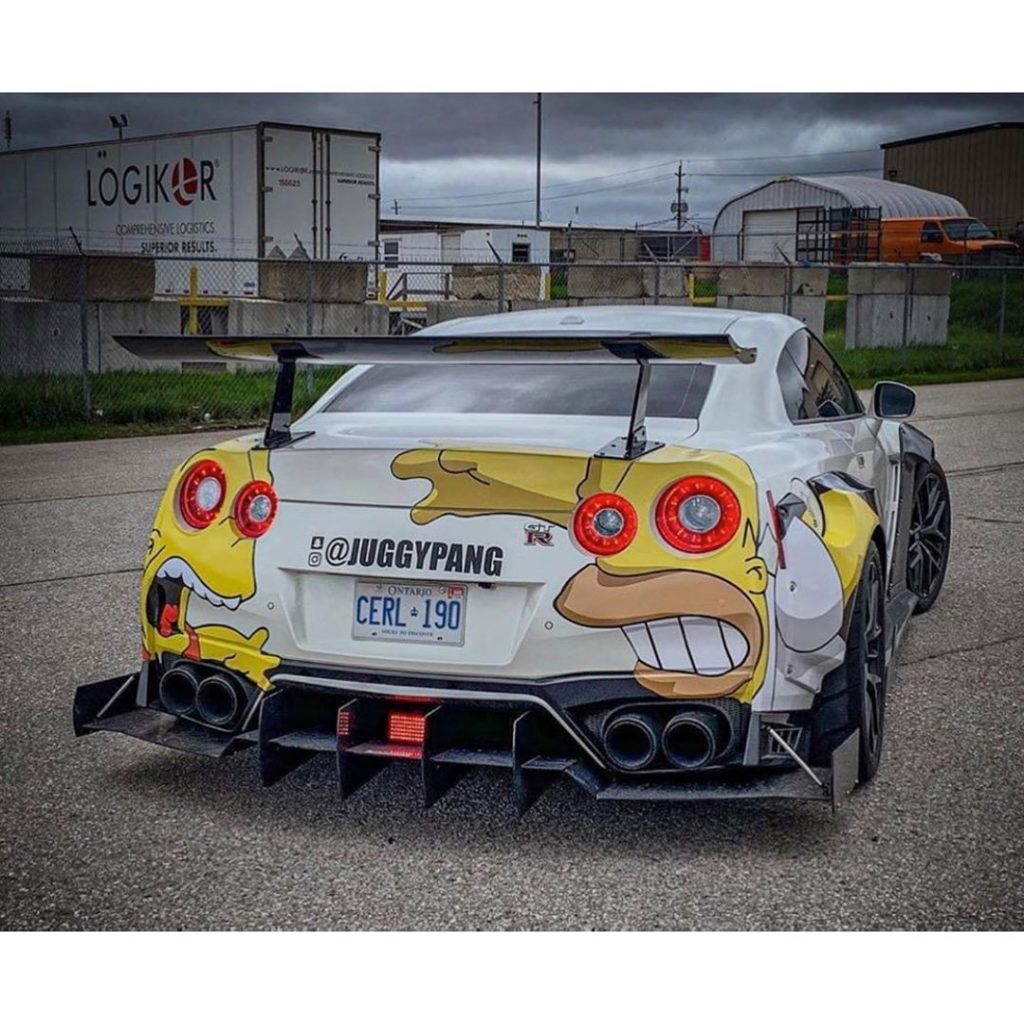 I like my GT-R Simpsons style!  Owner  @juggypang and idea @massy3_livree  .
.
...