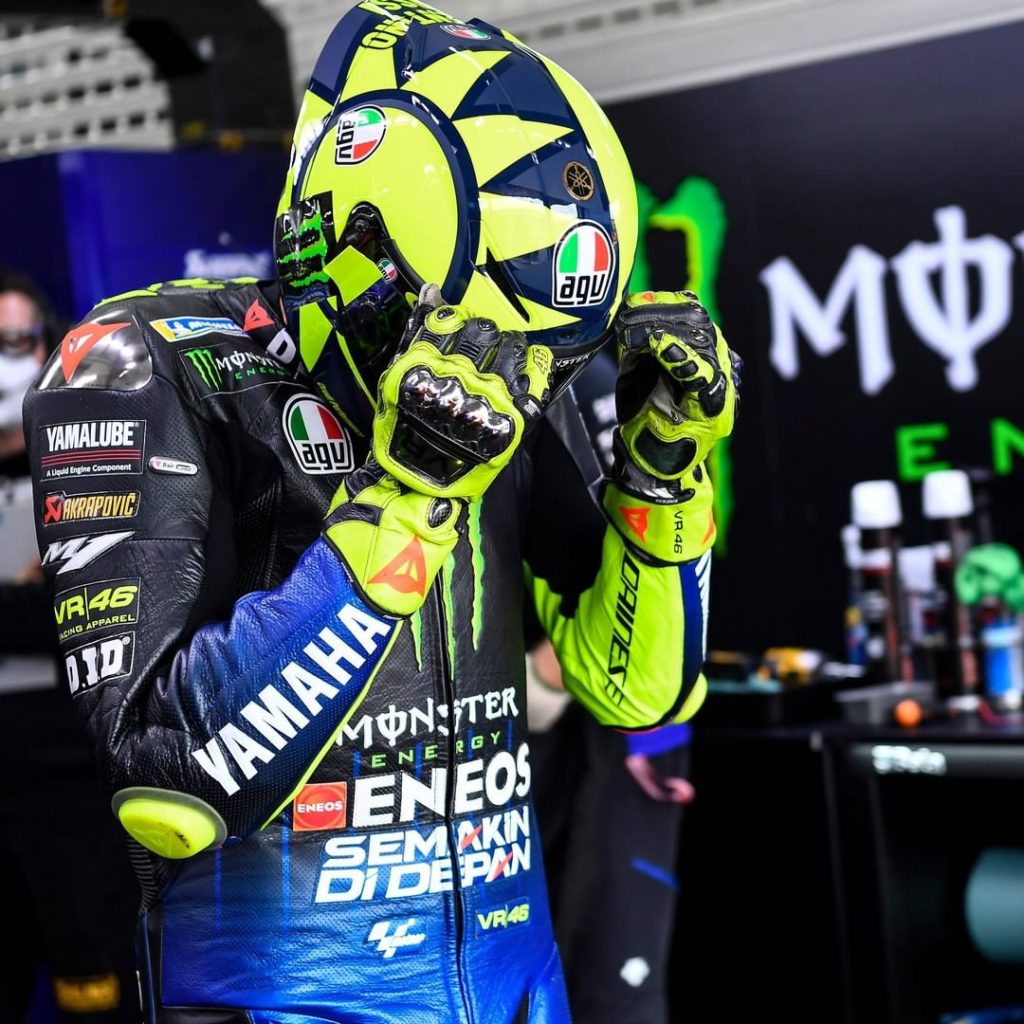 The Doctor is ready to go racing at the Ricardo Tormo track  #MonsterYamaha  #M...