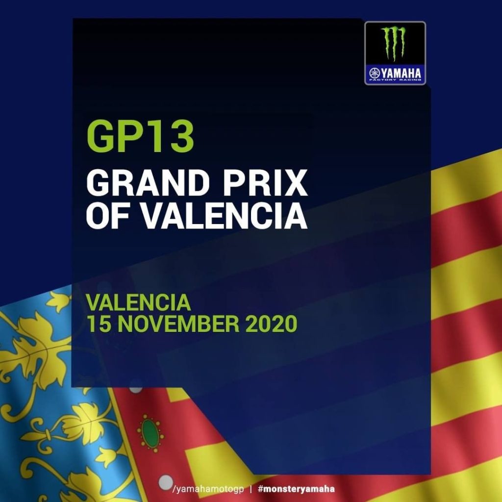 Round 13 of the 2020 MotoGP World Championship starts on Friday the 13th...  #...