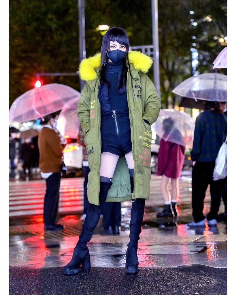 18-year-old Japanese student Mikael (@mikael_140506) on the street in Harajuku i...