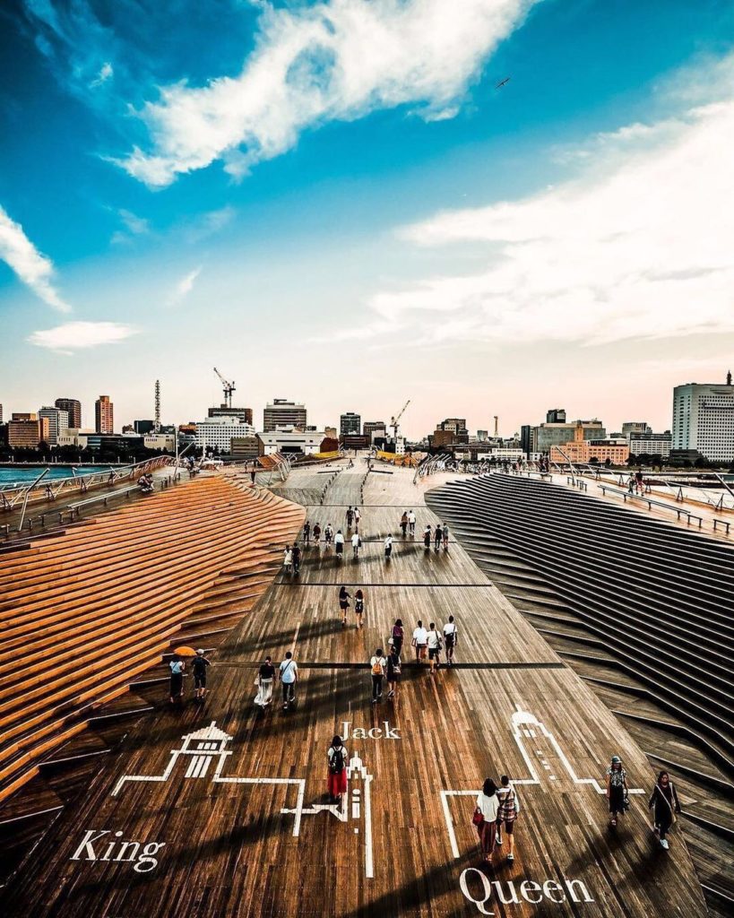 Osanbashi is Yokohama’s oldest pier and today it is a popular place to go for a ...