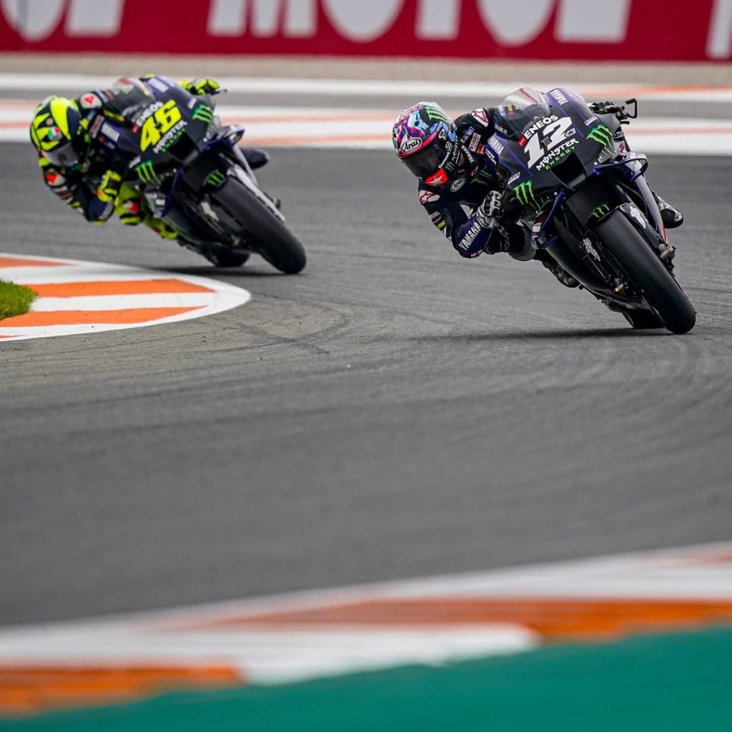 @maverick12official and @valeyellow46 go into the second Valencia race ready to ...