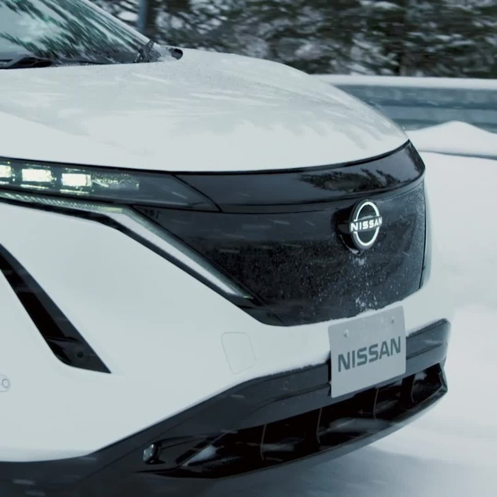 Begin your journey to Winter Wonderland with our newest EV #NissanAriya...