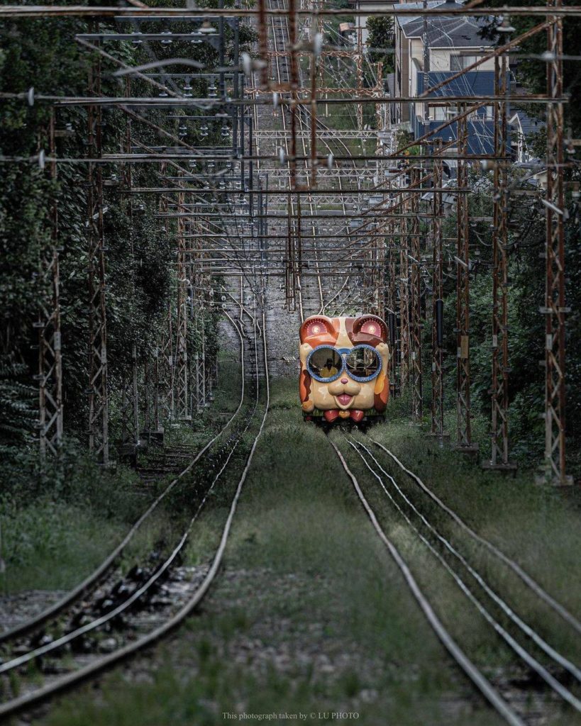 If we had to pick an adorable way to travel, we think we'd choo-choo-choose this...