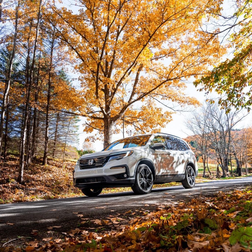 Crunching leaves and craving turkey.   #HondaPilot...
