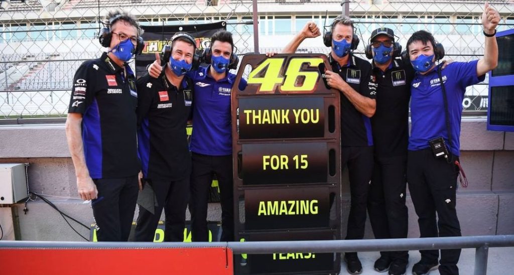 Some special messages from the Yamaha Factory Racing MotoGP Team management and ...