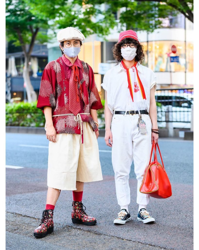 Japanese college students Yusaku (@hiroiieniwatashitokawaiiinu) and Shoma on the...