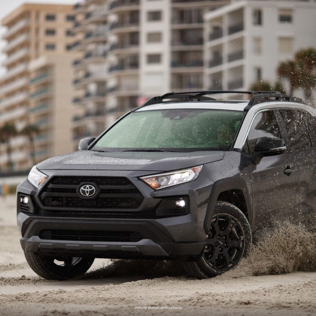 Let your tires do the talking. #RAV4 #TRD #LetsGoPlaces...