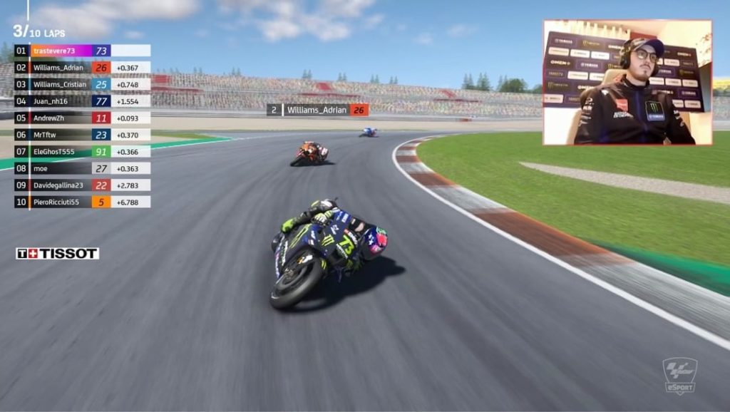 What a way to finish the 2020 @motogpesport season!  @73trast takes the victory...