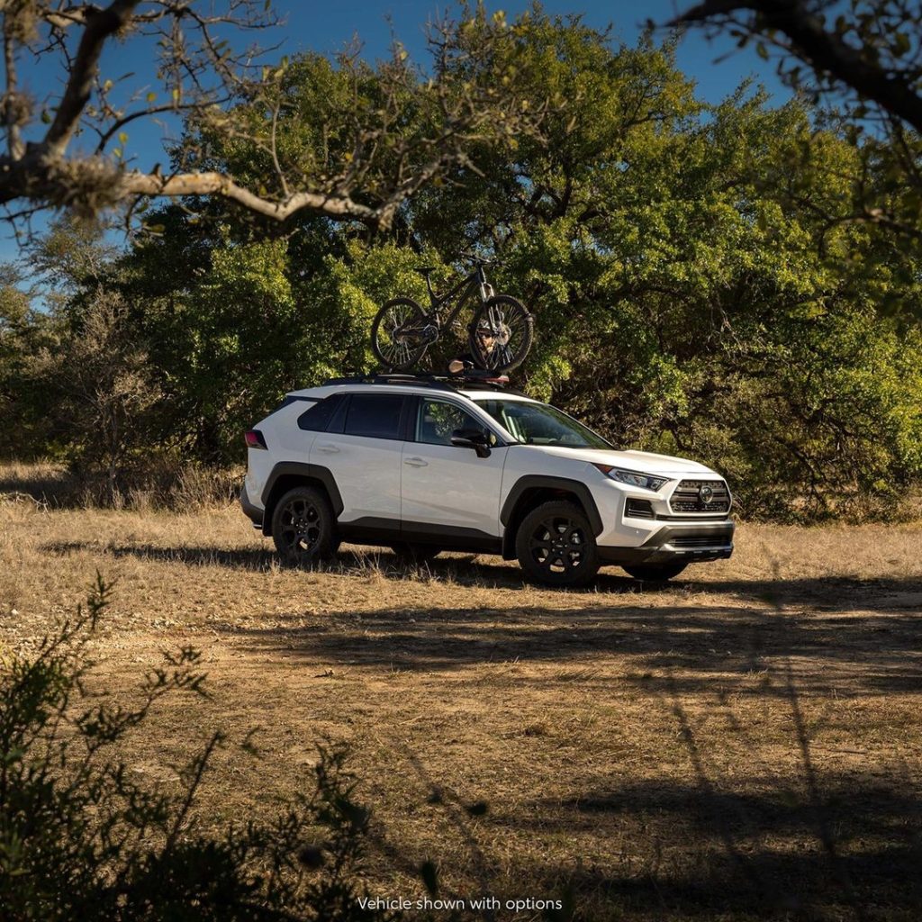 Frames up nicely in any setting.  #RAV4 #TRD Off-Road #LetsGoPlaces...