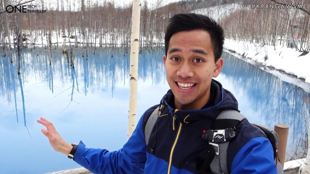 Snowy Blue Pond and Waterfall of Biei, Hokkaido! | Around Japan
