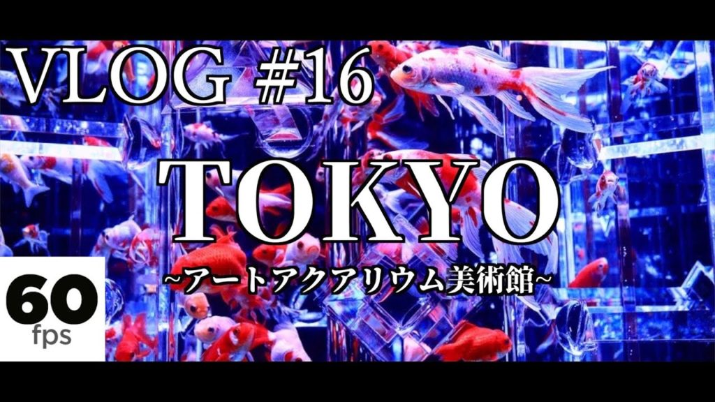 【Cinematic】TOKYO VLOG #16【アートアクアリウム美術館】【COLOR OF TOKYO】【銀座】