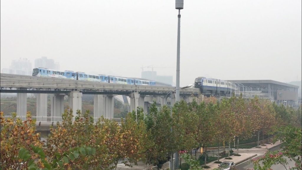 Chongqing Monorail Line 2&3 Time-lapse Metro 重庆轨道交通（单轨）2,3号线