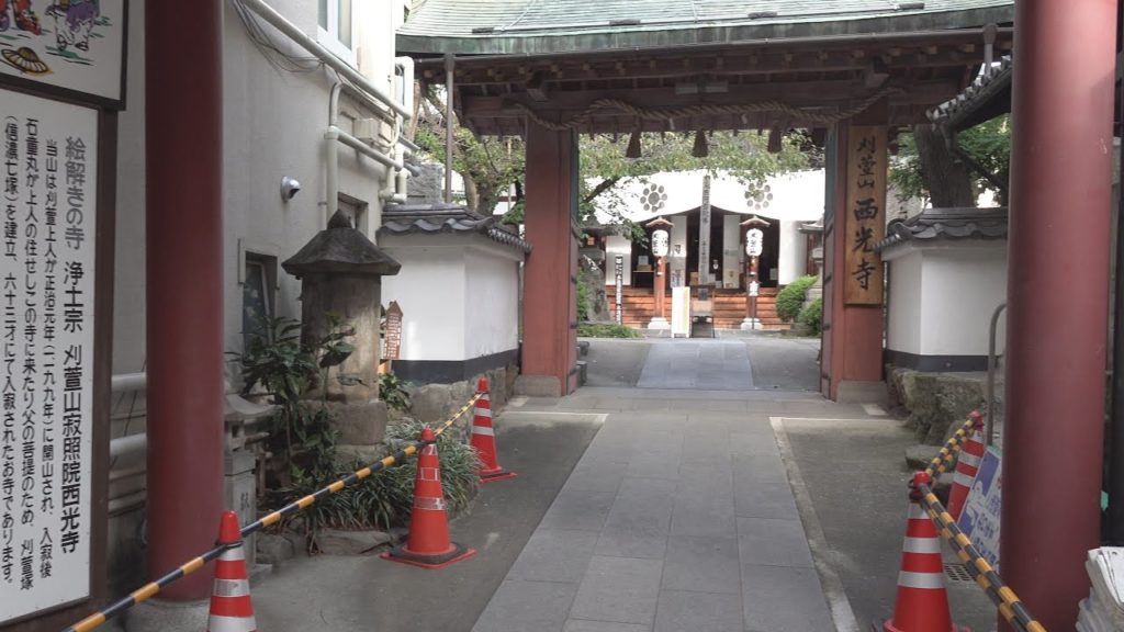 【4K】ＪＲ長野駅から　絵解きの寺かるかや山　西光寺に寄り道してから善光寺へ　秋の昼散歩（長野県長野市）