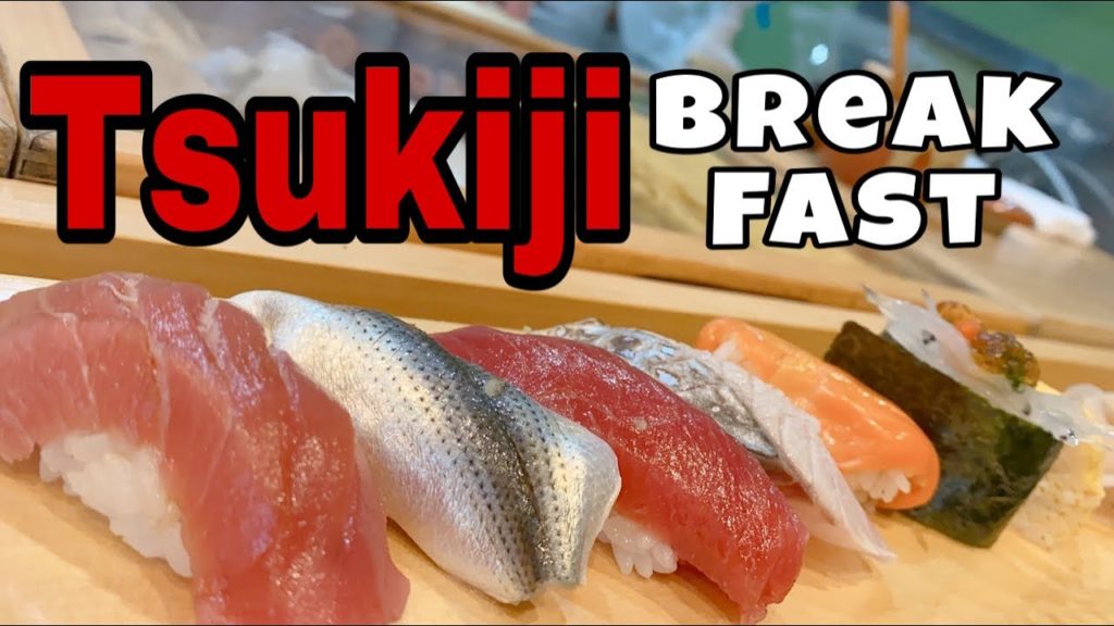 【Tokyo Food tour】TSUKIJI Breakfast ,Street Food Guide :SUSHI SASHIMI Japan Seafood