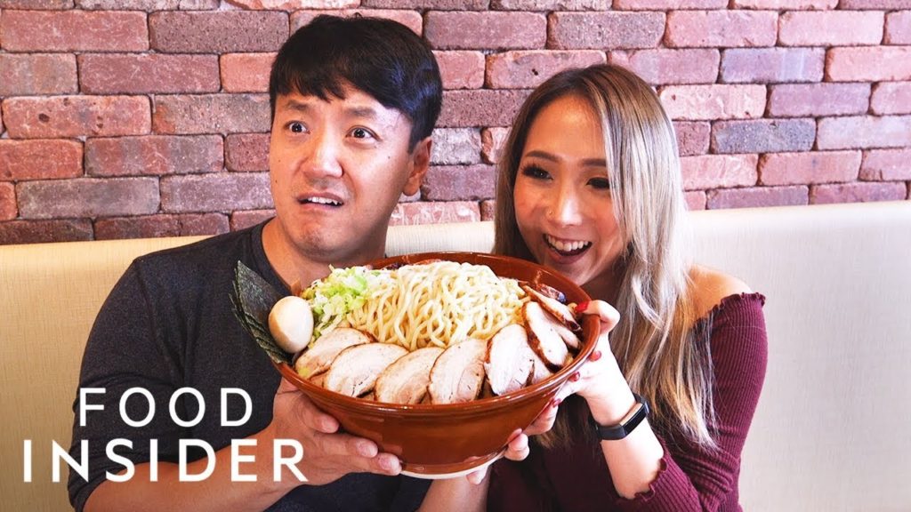 16-Pound Tsukemen Ramen Challenge With Strictly Dumpling | Can We Finish It?