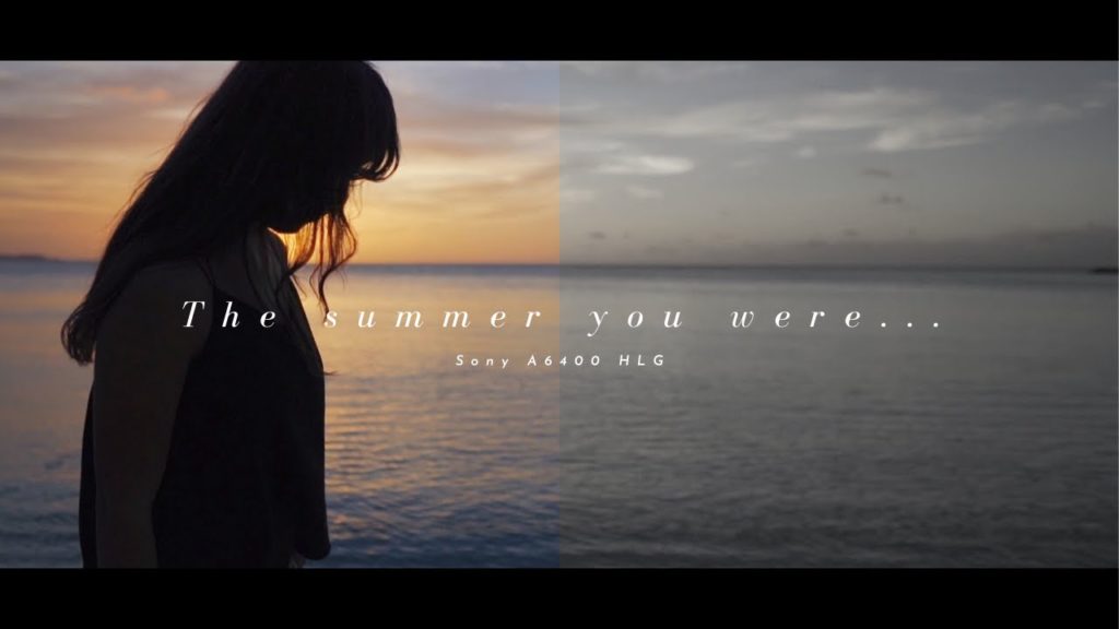 The summer you were... | Okinawa Trip | CINEMATIC VLOG | Sony A6400 | HLG