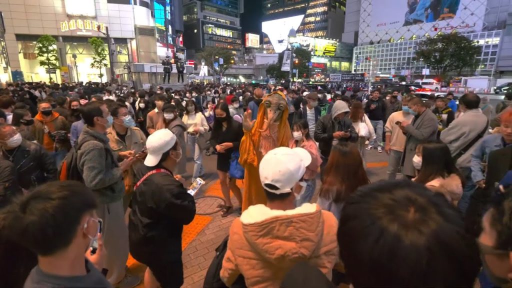 【4KHDR】Tokyo Shibuya Halloween 2020