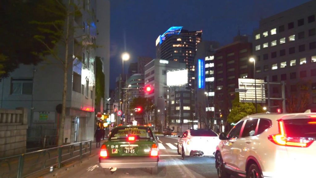 The world is self-restraining Tokyo 2020 April【車載動画】【Car Video】Test1　sinjuku Tokyo night drive