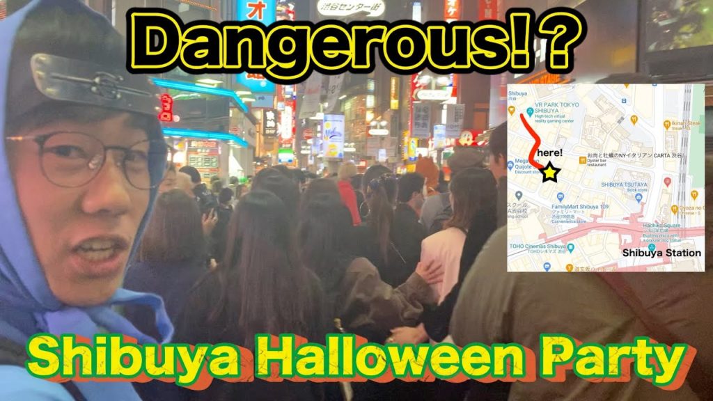 Dangerous!?Shibuya Halloween party tour!