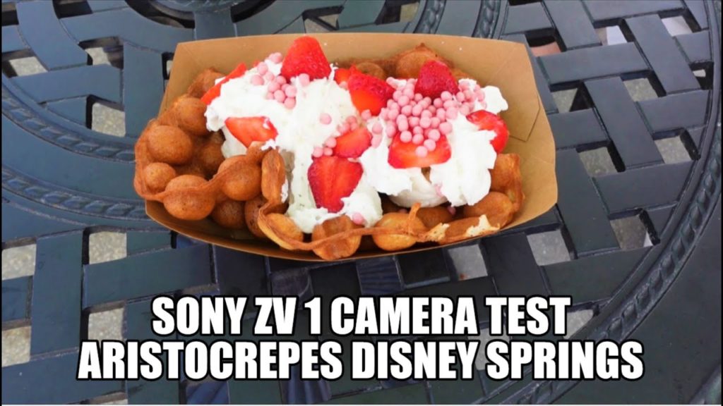 Sony ZV 1 4K Video Test | Disney Springs Marketplace Orlando | AristoCrepes of Disney World