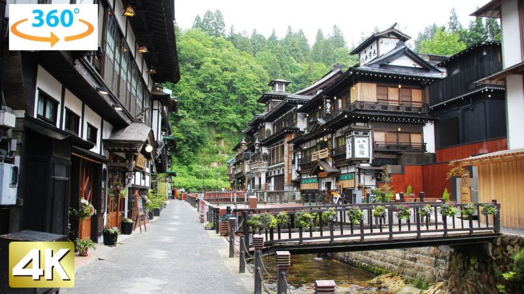 【4k 360°】Japan Yamagata "Ginzan Onsen" Virtual Tour