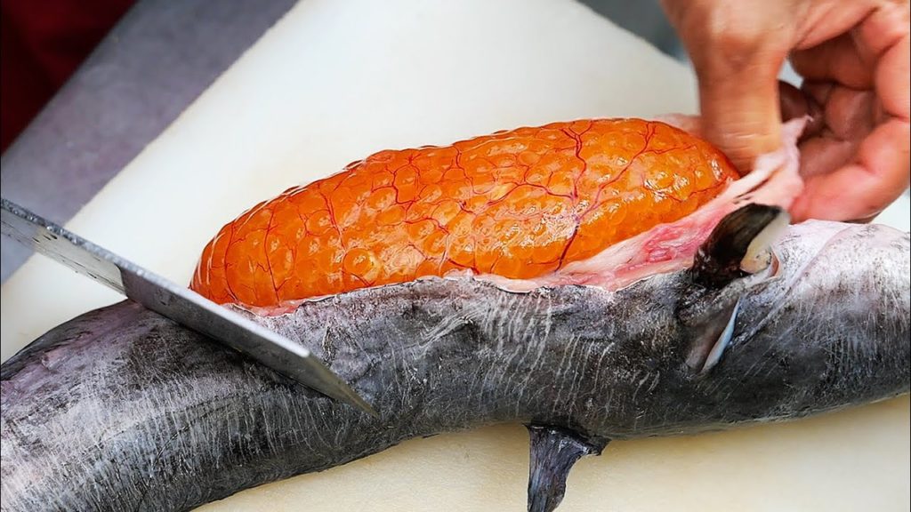 Thai Food - CATFISH EGG SOUP Bangkok Seafood Thailand