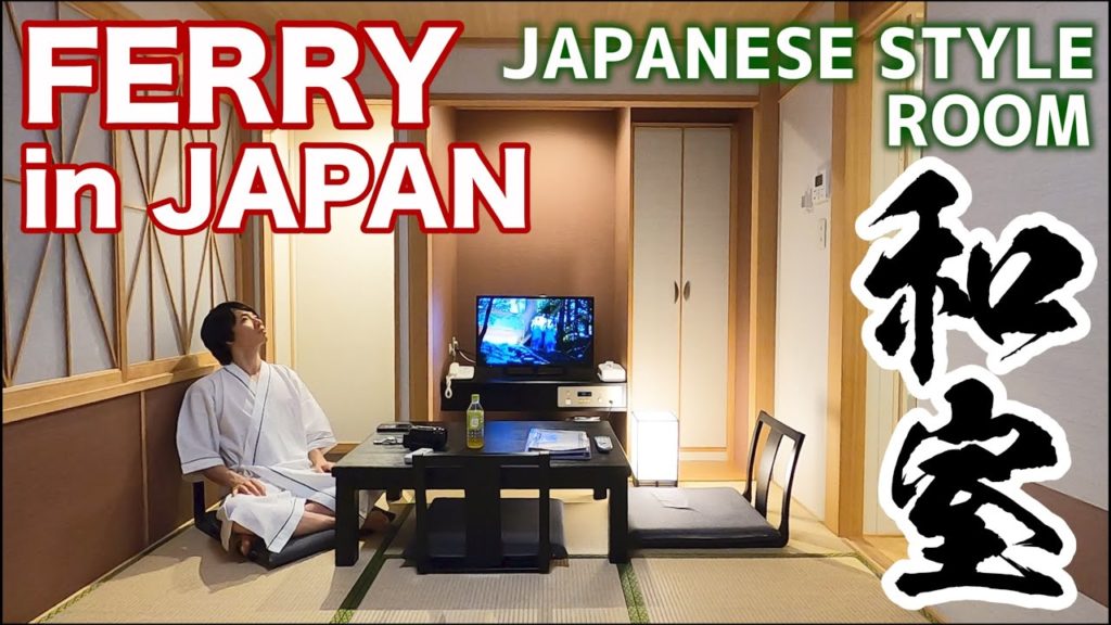 Amazing JAPANESE STYLE ROOM on the Ferry in JAPAN!!! (Hokkaido→Niigata) || Shin-nihonkai Ferry
