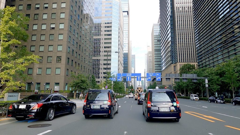 Driving through Otemachi & Marunouchi - Tokyo's Financial District [4K] JAPAN 2020 (POV GoPro) Drive