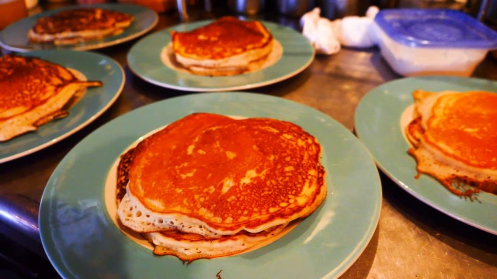 Japanese Style Pancake - Japanese Street Food -