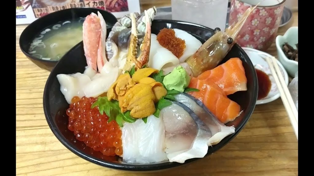 Sankaku Seafood Market, Otaru, Hokkaido 三角市场