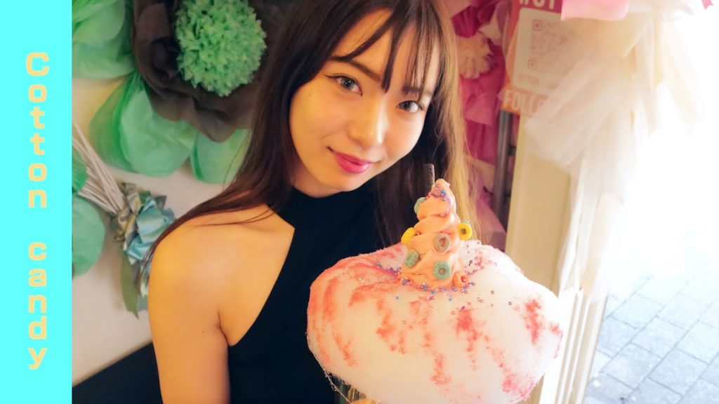 Japanese Street Food-Cotton candy like art