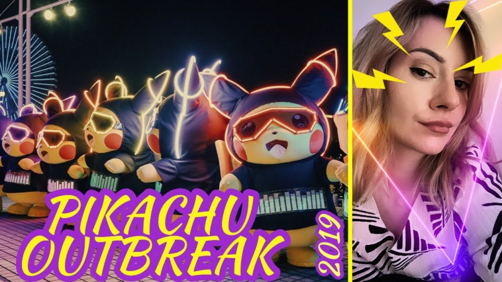 Pikachu Outbreak ‘19! | First NIGHT outbreak ever ✨ | Bunnytokyo Japan Vlog