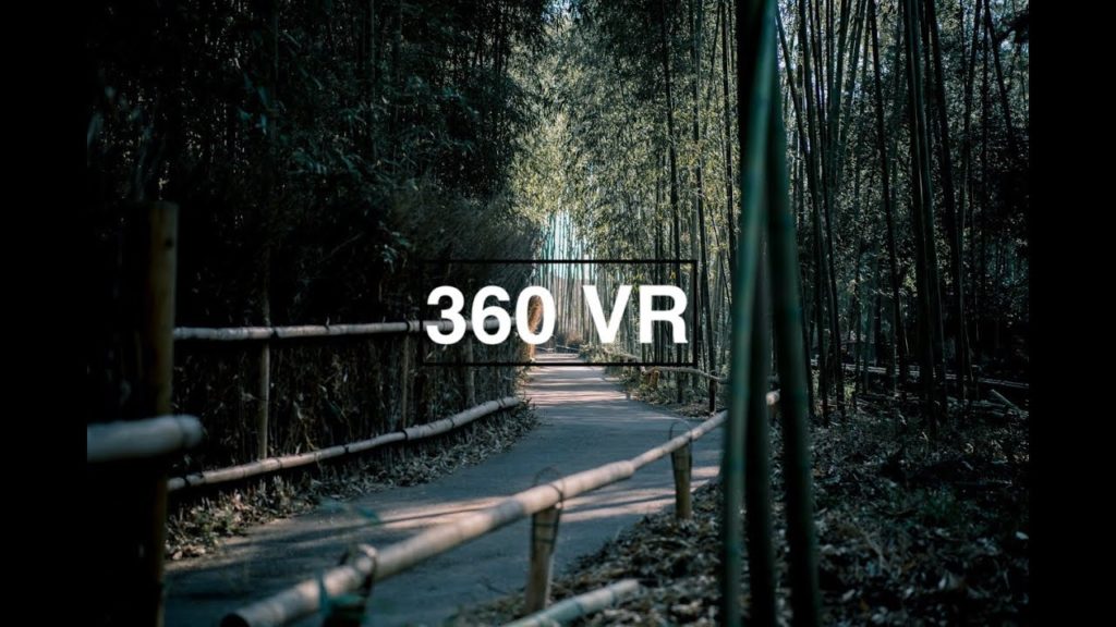 【4K 360° VR】Beautiful Bamboo Grove Road in Japan